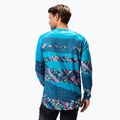 Pánske cyklistické tričko s dlhým rukávom Endura Patchwork Ltd s potlačou barra blue 3