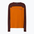 Detský cyklistický dres longsleeve Endura MT500 Burner end orange