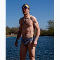 Pánske plavecké slipy HUUB Trunk Yee gray/orange 3