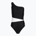 Dámske jednodielne plavky Zoggs Lattice One Shoulder blue / white
