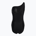 Dámske jednodielne plavky Zoggs Lattice One Shoulder blue / white 2
