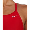 Dámske jednodielne plavky Nike Solid Racerback university red 4
