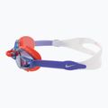 Detské plavecké okuliare Nike CHROME JUNIOR fialové a červené NESSA188-633 3