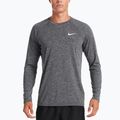 Pánske tréningové tričko s dlhým rukávom Nike Heather black NESSA590-001
