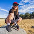 Dámske barefoot topánky Vivobarefoot Primus Trail Knit Fg obsidian/obsidian 8