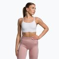 Gymshark Bezšvová podprsenka Bralette s vysokým výstrihom biela