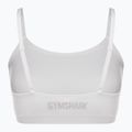 Gymshark Bezšvová podprsenka Bralette s vysokým výstrihom biela 6
