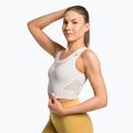Dámske tričko Gymshark Energy Seamless Crop Top cream white