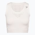 Dámske tričko Gymshark Energy Seamless Crop Top cream white 5