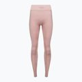 Dámske tréningové legíny Gymshark Flawless Shine Seamless pink/white 5