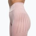 Dámske tréningové legíny Gymshark Flawless Shine Seamless pink/white 4