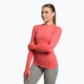 Dámsky tréningový top s dlhým rukávom Gymshark Vital Seamless Top red/orange/white