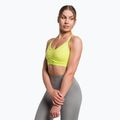 Gymshark Ruched Training Športové glitch žltá fitness podprsenka