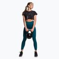 Dámske tričko Gymshark KK Twins Raw Crop Top black/grey 2