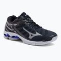 Pánska volejbalová obuv Mizuno Wave Voltage tmavomodrá V1GA2161