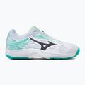 Dámska tenisová obuv Mizuno Break Shot 3 AC bielo-zelená 61GA212623 2