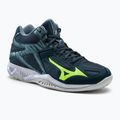 Pánska volejbalová obuv Mizuno Thunder Blade 3 Mid modrá V1GA217538