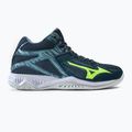 Pánska volejbalová obuv Mizuno Thunder Blade 3 Mid modrá V1GA217538 2