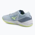 Dámske hádzanárske topánky Mizuno Wave Stealth Neo heather/white/neo lime 3
