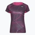 Dámske bežecké tričko Mizuno Aero Tee gape wine