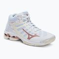 Dámska volejbalová obuv Mizuno Wave Voltage Mid biela V1GC216536