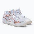 Dámska volejbalová obuv Mizuno Thunder Blade 3 Mid biela V1GC217536 4