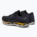 Pánska bežecká obuv Mizuno Wave Sky 6 black/tradewinds/gold fusion 3