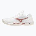 Dámska hádzanárska obuv Mizuno Wave Stealth V white/rose/snow white