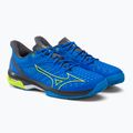 Pánska tenisová obuv Mizuno Wave Exceed Tour 5 CC peace blue/acid lime/iron gate 4