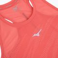 Dámske bežecké tielko Mizuno Aero Tank sunkissed coral 3
