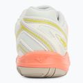 Dámske tenisové topánky Mizuno Break Shot 4 AC snow white/ neon flame/ ghost gray 6
