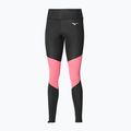 Dámske legíny Mizuno Core Long Tight black/sangria sunset