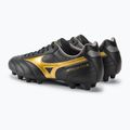 Mizuno Morelia II Club MD pánske kopačky black/gold/dark shadow 4