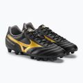 Mizuno Morelia II Club MD pánske kopačky black/gold/dark shadow 5