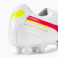 Mizuno Morelia II Club MD pánske kopačky white/flery coral2/bolt2 10