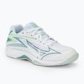 Detská volejbalová obuv Mizuno Lightning Star Z7 JR white/gridge/patinagreen