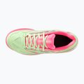 Mizuno Break Shot 4 Padel dámska padelová obuv patina green / high vis pink / white 3