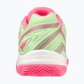 Mizuno Break Shot 4 Padel dámska padelová obuv patina green / high vis pink / white 4