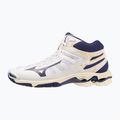 Pánska volejbalová obuv Mizuno Wave Voltage Mid white / blue ribbon / mp gold 3