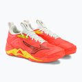 Pánska volejbalová obuv Mizuno Wave Momentum 3 neon flame / black / bolt2 neon 5