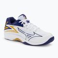 Pánska volejbalová obuv Mizuno Thunder Blade Z white / blue ribbon / mp gold