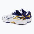 Pánska volejbalová obuv Mizuno Thunder Blade Z white / blue ribbon / mp gold 4