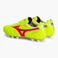 Pánske kopačky Mizuno Morelia II Elite MD safety yellow/fiery coral 2/galaxy silver 3