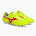Pánske kopačky Mizuno Morelia II Elite MD safety yellow/fiery coral 2/galaxy silver 4