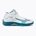 Pánska volejbalová obuv Mizuno Thunder Blade Z Mid white/sailor blue/silver 2