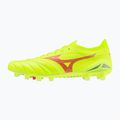 Pánske kopačky Mizuno Morelia Neo IV Β Elite MD safety yellow/fiery coral 2/galaxy silver 3
