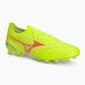 Pánske kopačky Mizuno Morelia Neo IV Β Elite MD safety yellow/fiery coral 2/galaxy silver