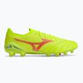 Pánske kopačky Mizuno Morelia Neo IV Β Elite MD safety yellow/fiery coral 2/galaxy silver 2