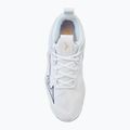 Dámska volejbalová obuv Mizuno Wave Momentum 3 white/ navy peony/ peach parfait 5
