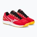 Detská hádzanárska obuv Mizuno Stealth Star 2 Jr radiant red/white/carrot curl 4